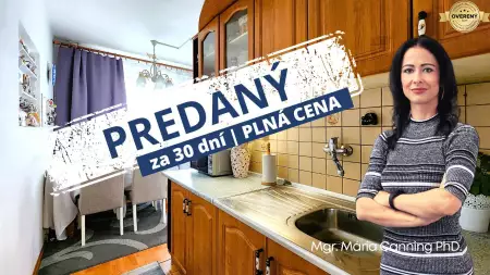 PREDANÝ - Priestranný 4i byt - 86 m² vhodný na okamžité bývanie