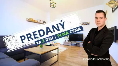 PREDANÝ-pekný 2 izbový byt, 58,5 m², Budovateľov 11,Moldava nad Bodvou