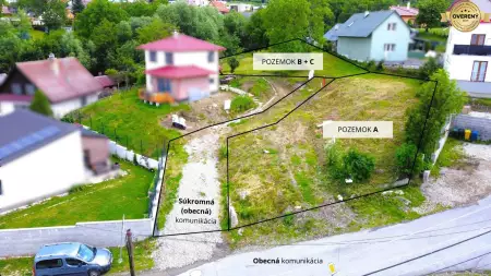 TOP pozemok so sieťami na okamžitú výstavbu 4 km od Prešova | 548 m²  - 2