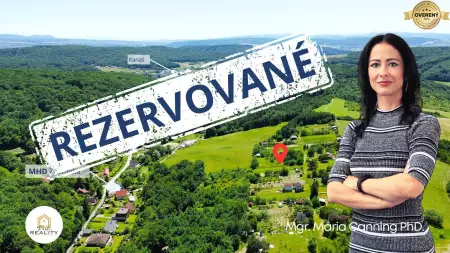 REZERVOVANÉ - Znížená cena! Záhrada v Kanaši za 15.000 €