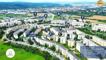 REZERVOVANÝ - Moderný, zariadený 3i byt - VOĽNÝ IHNEĎ! - 8