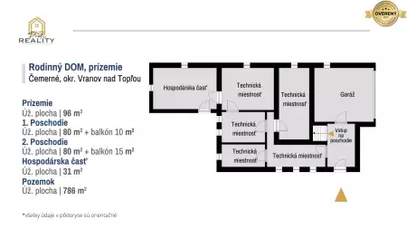 Rodinný dom v tichom prostredí Vranov nad Topľou, mestská časť Čemerné - 8