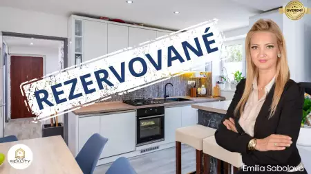 REZERVOVANÉ - Moderný, kompletne zrekonštruovaný 3I byt Vranov