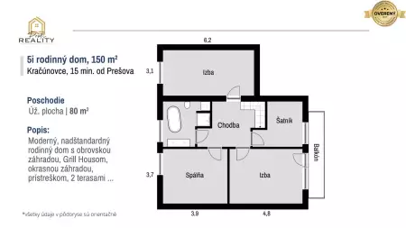 PREDANÝ | 5 izbový rodinný dom s Grill Housom a obrovským pozemkom - 14