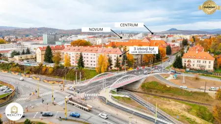 Unikátny, tehlový 3i byt v centre s garážou, 2 balkónmi a TOP výhľadom